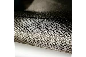 GETTIMORE Effective for PROTECTION from Electromagnetic Radiation, Metal Fiber for RFID Shielding EMF Barrier Fabric, 1 08M x 1m