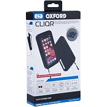 Supporto Moto Oxford CLIQR OX850 Per Telefono - Fissaggio A Morsetto Manubrio, Universale