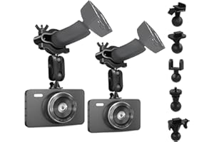 Sportway S90 Dash Cam Mount, Dash Cam Mirror Mount Holder with 6pcs Joints for Rove APEMAN CHORTAU Roav Nexar iiwey YI Z-Edge Old Shark KDLINKS Crosstour Falcon Zero... Most Car Dash Cameras
