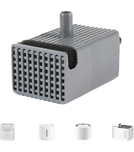 Pompa Fontanella Gatti USB - Pompa Acquario Silenziosa 150L/H Regolabile Per Animali Domestici
