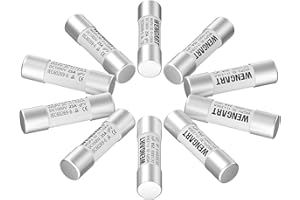 Wengart Solar Sicherungen WGPV-30,DC1000V 25A,10x38mm,I133kA,Schnelle Photovoltaik-Sicherungen für Solar-Photovoltaikanwendungen,10 Stück