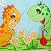 3 PIECE NURSERY BABY BEDDING SET (reg to fit COT 60x120cm) - Dino Green