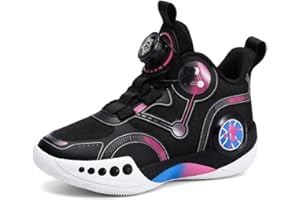 CZHIHANEG Chaussures de Basket pour garçons Chaussures de Basket pour Filles Chaussures de Basket pour Enfants Chaussures de Sport Entraîneurs Confort Tennis Course à Pied Entraîneurs