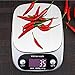 Produktbild Aolvo Digitale Küchenwaage, Food Scale mit LCD-Display und Tara-Funktion, Elektronische Waage Zum Backen & Kochen,10KG/1G,21.2*15.6*2.7cm