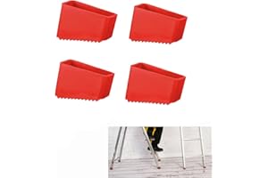 QTKSCEADLNCE 4 Piezas Protectora Pies Escalera, Tapas de Repuesto para Escaleras Conteras o Pies de Goma Patas de Repuesto Escaleras Conteras para Escaleras Patas Escalera para Trabajadores（2CM*5CM)