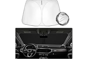 SHAOHAO Compatibile con Audi Q3 F3 / sportback 2019-2024 Parasole pieghevole, protezione dai raggi UV e dal calore, parabrezza Accessori per auto Parasole Q3 F3