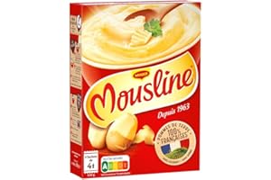 KDJMDL MOUSLINE - Purée Nature 520G - Lot De 4