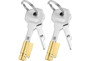 HUYUE Schlüssellochsperrer Steckschloss Schloss mit Schlüssel (2er)