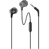 JBL Endurance Run 2, Sports in Ear Wired Earphones with Mic, Pure Bass, Sweatproof, Flexsoft eartips, Magnetic Earbuds, Fliph