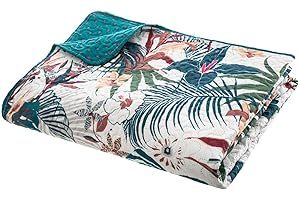 ATMOSPHERA CREATEUR D'INTERIEUR Dessus de lit imprimé Jungle 240x220 cm - Atmosphera créateur d'intérieur