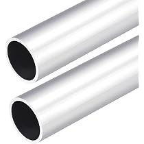 Tubo Alluminio 6063 30mm OD X 27mm ID - Lunghezza 300mm, 2 Pezzi, Per Fai Da Te