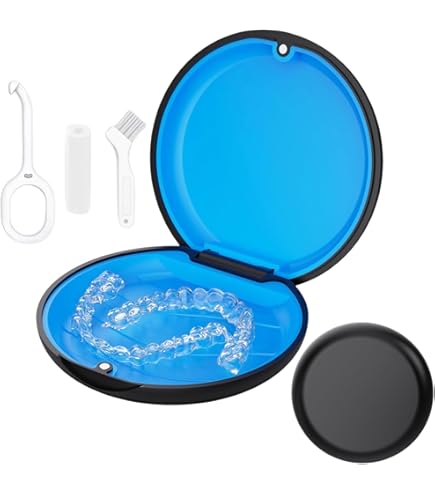 Brace Retainer Case, 2pcs Retainer Box, Braces Case, Aligner Case With Mirror And Magnetic Lock - View #14