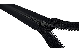 King of Trade Reißverschluss Kunststoff 85 cm 2# Schwarz