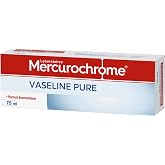 MERCUROCHROME Vaseline Pure &ndash; Tube &ndash; Versatile &ndash; Easy to Slide &ndash; Travel | First Aid Brand, Economical Format, Daily Use, Emol