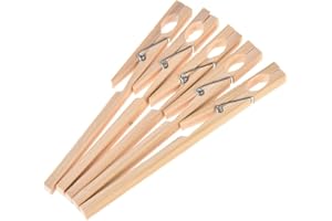 Kesheng 5 x Wooden Test Tube Clip Holder for Laboratory Chemical Experiment Accessories