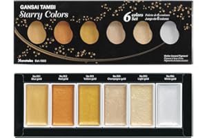Kuretake Gansai Tambi Starry colors 6 colors set