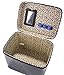 Coofit Beauty Box Crocodile Pattern Leather Makeup Case for Women Large