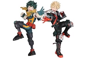 Zhongkaihua 2pcs Midoriya Izuku Bakugou Katsuki Figure 16CM Battle Position MHA Figurine Model Statue Anime MHA Action Figures Collection Christmas Decorations Gfits