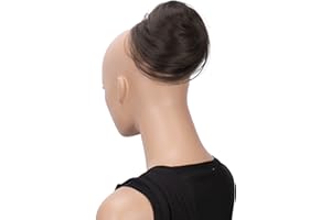 CAISHA by PRETTYSHOP Chignon Posticcio Treccia Hepburn-Bun Capelli Elastici Updo DCX