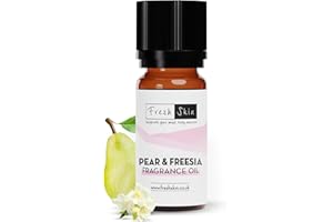 FRESHSKIN BEAUTY LTD Pear & Freesia 10ml Fragrance Oil Multi Listing - Freshskin Fragrance Oils - Candles, Bath Bombs, Soap Making & Wax Melts - Cosmetic Grade - A Rich, Complex, & Long Lasting Scent!