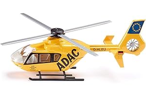 siku 2539, Rescue Lift Schauber, 1:55, Métal/Plastique, Jaune, Rotors mobiles