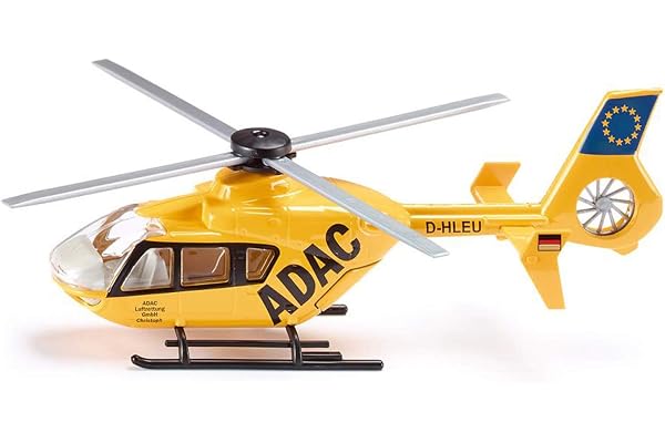 siku 2539, Rescue Lift Schauber, 1:55, Métal/Plastique, Jaune, Rotors mobiles