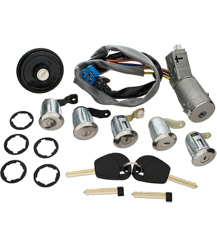 Kit Neiman Barillet De Serrure De Porte Compatible Ford Fiesta, Ka, Escort, Courier - Neuf