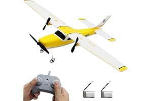 fisca RC Plane 2.4Ghz Ferngesteuertes Flugzeug, 2 CH Ferngesteuertes Flugzeug Cessna 182 Flugzeug, Flugzeugkämpfer Flugzeuge Outdoor Spielzeug Für Anfänger, Kinder und Erwachsene
