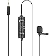 Boya BY-M1S Lavalier Auxiliary Unidirectional Microphone (Black)