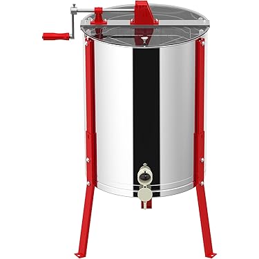 Handmatige Honingextractor, 304 Roestvrijstalen Bijenteelt Pro-Extractieapparatuur, Commerciële Honingcentrifuge, Honingraatspinner, Honingafscheider, 2 Mm Mesh-Persmachine Voor Honing En Fruit
