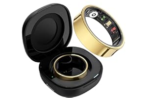 findtime Smart Ring Smartringe für Herren Damen IP68 Wasserdicht Fitness Ring Schrittzähler Kalorien Schlaftracker Smartring Android iOS Physiologische Erinnerung Herzfrequenz Aktivitätstracker