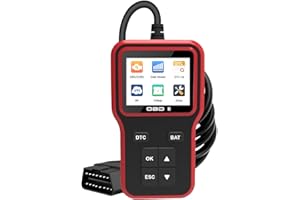 MORE9ROOM OBD2 Scanner Car OBD II Code Reader with Upgrade Battery checker Fault Code Reader Scanner Engine Light Diagnostic Scan Tool for All OBD II Protocol Vehicles Since 1996