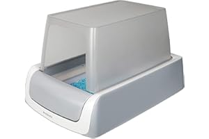 PetSafe ScoopFree - Arenero Autolimpiante Cubierto para Gatos, Segunda Generación - Sin Necesidad de Limpiar, Ofrece Privacidad - Control de Salud