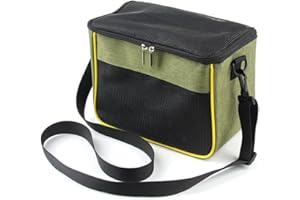 DONGKER Small Pet Carrier,Double Zips Pets Travel Bag Breathable Hamster Carrier with Removable Liner for Small Animal