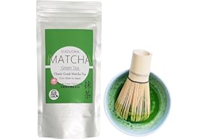 Otsuka Green Tea Co - Shizuoka Classic Matcha Powder - Made in Japan - Best For Drink, Latte, Dessert, Cake, Ice and more (Large - 100g)