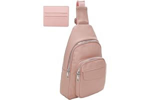 DGUSO Zaino Monospalla Donna, Sling Bag Donna Elegante Donna Zaino Monospalla PU Impermeabile con 1 Porta Carte, Borsa a Tracolla All'Aperto con Cerniera Tracolla Ampia per Trekking Viaggio Lavoro