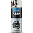 Simply SP-014 Metallic Chrome Glossy Spray Paint 400ml – Chemical Resistant - Great Adhesion