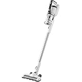 Amazon Basics Akku-Staubsauger, 2-in-1-Gerät, mit DC-Motor, 150 W, 0,7 l, Weiß/Schwarz