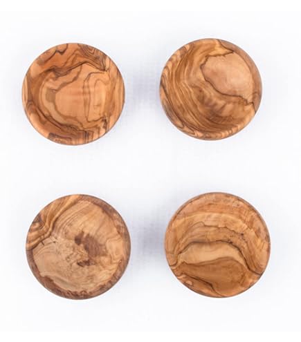 Rond aperitief lepeltje van olijfhout - Wereldwinkel webshop