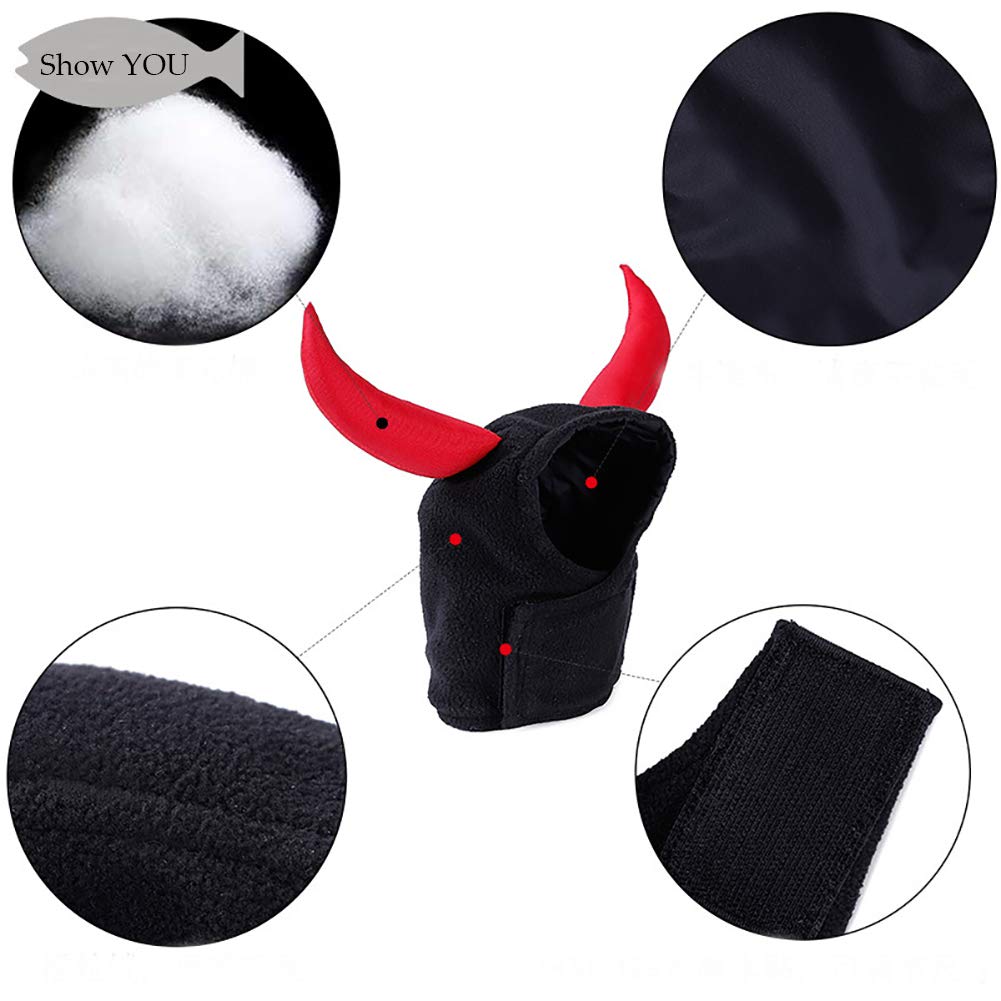 Halloween Animali domestici Costume Decorazioni per Cucciolo Gatto Cani Cappelli Ali di pipistrello (Cappello Leone… - immagine 6