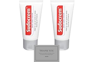 ZAIZAH 2 x 30g Sudocrem Skin Care Cream Tube - double pack, that is two tubes of 30g each - Very versatile cream, suitable for general skin care, spots, rashes and sores - also excellent for baby nappy care