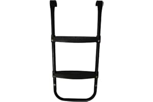 JUMPPRO Jump PRO Trampoline Ladders: Fully Assembled, Rust-Resistant for 8ft, 10ft, 12ft, 14ft, 16ft Trampolines with Safety Steps - Perfect Choice for Your Trampoline Ladder Needs, Durable and Reliable.
