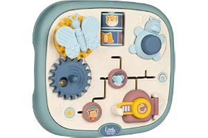 Smoby 7600140317 - Little aktivitetsplatta - Praktisk och lätt att transportera - För de minsta från 12 månader