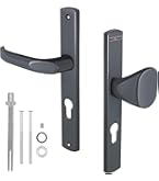 ERGO Line CUBE NEO Türbeschlag Edelstahl - Moderner Türgriff PZ Set Quadratisch