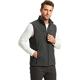 Erkek Yelek Softshell Su Ge&ccedil;irmez Tam Fermuarlı Cepli Normal Kalıp Spor Yelek
