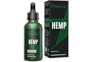 Starrhor High Strength Natural Oil Powerful Formula 100000MG, Natural Ingredients, Non GMO, Rich in Omega 3-6-9