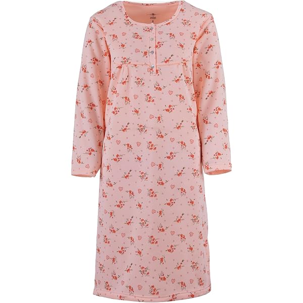 Chemise De Nuit Femme Manches Courtes Papillons – Douce, Fluide Et Imprimée, Boutons & Dentelle, M à 2XL