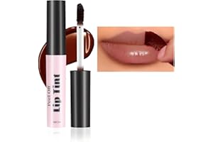 BQQCOB Lip Stain Peel Off - Lip Tint Lip Stain Long Lasting - Lip Tattoo Peel Off -Transfer Proof, Matte Finish, Waterproof Formula, Lip Makeup For Women