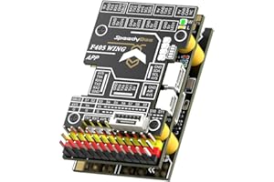 SPEEDY BEE Speedybee F405 Wing Flight Controller : Support INAV Ardupilot APP Wireless Configuration, 11 PWM Solder-free Multilayer FC PDB Board for RC FPV Plane Airplane VTOL Fixed-wing Tiltrotor Drone