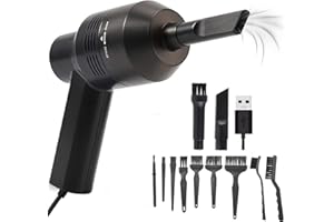 NAMOTU USB Keyboard Mini Cleaner with 8 in 1 Handle Nylon Anti Static Brushes Cleaning Kit for Cleaning Dust,Hairs,Crumbs,Scraps for Laptop,Piano,Computer,Car,Desk and Pet House